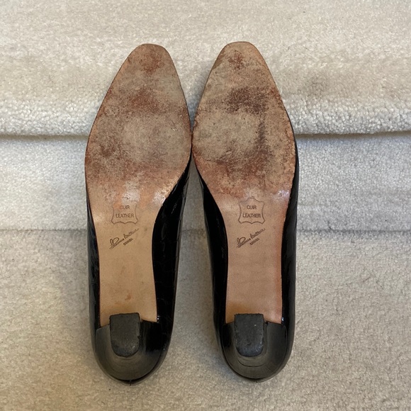 thomas wallace leather croc embossed pumps 8.5 N - Picture 10 of 12